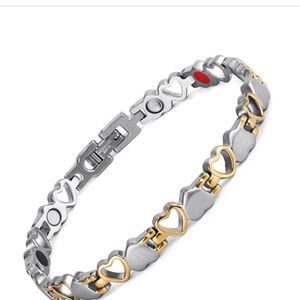 Fashion Lady titanium Magnetic Therapy Bracelet